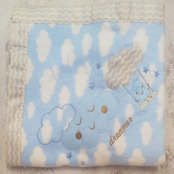 COBERTOR P-BEBE 90X110CM ABB C-BORD-128786