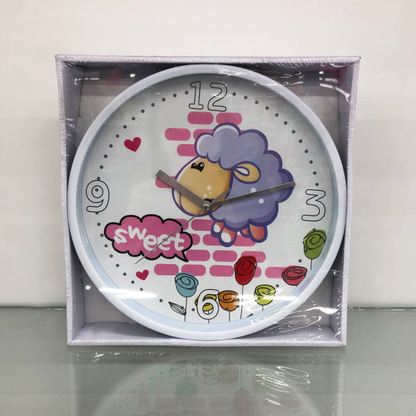 RELOJ DE PARED DIS INF PLAST RED CHICO-110238